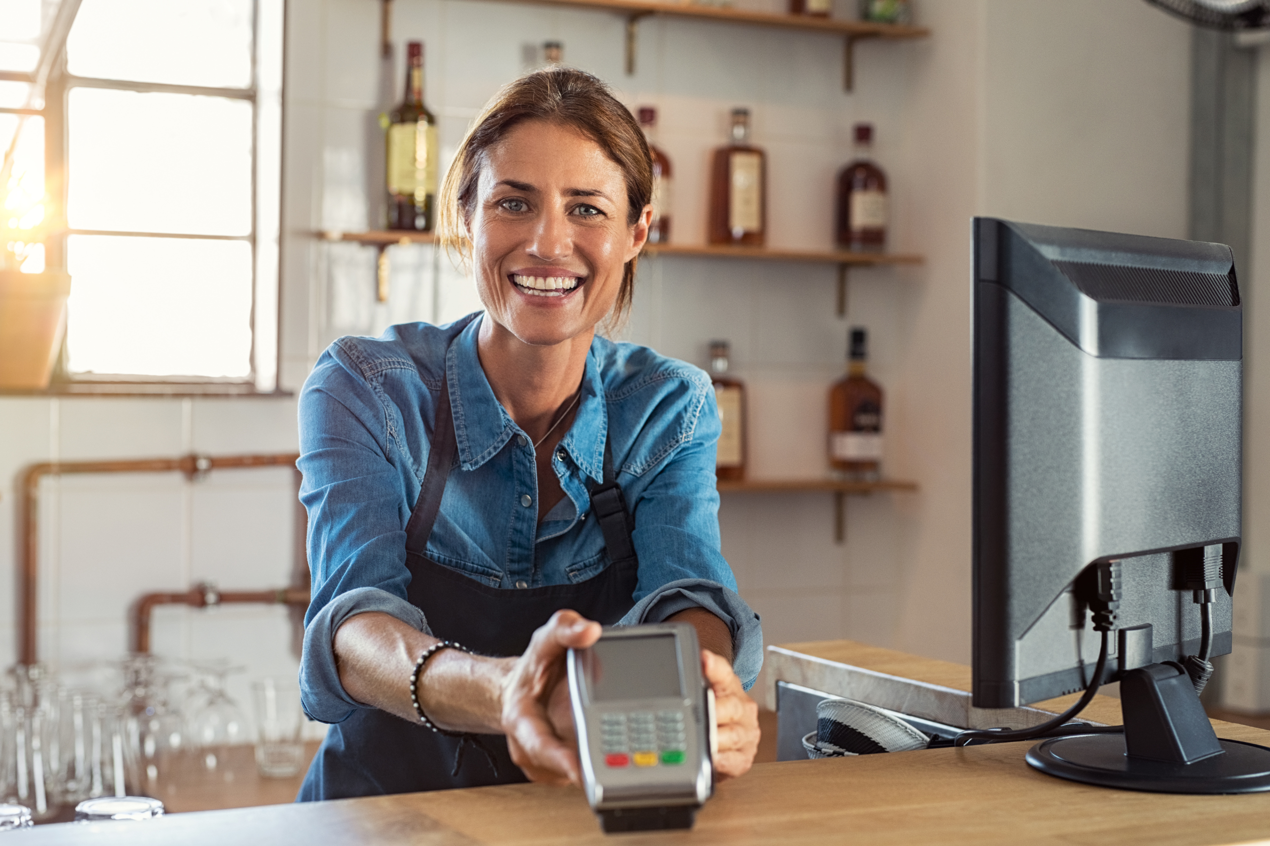 Terminal de paiement pour entreprise